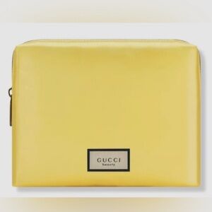 Gucci Yellow Beauty Pouch